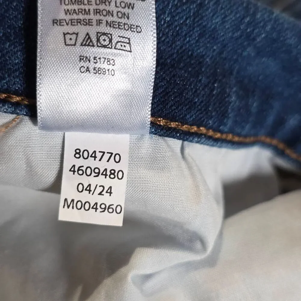 M Jeans by Maurices 18W Curvy High Rise Slim Straight Denim - Picture 7 of 11